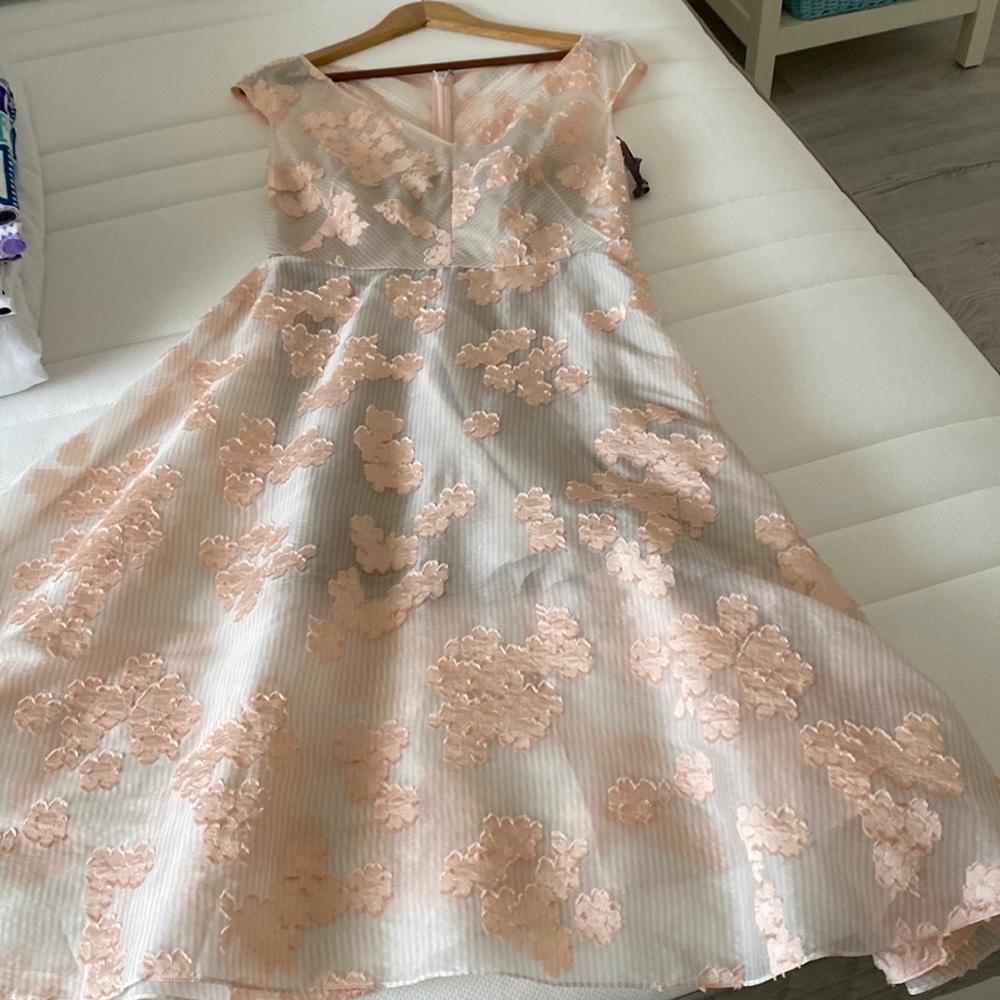 Elegant Lele Rose midi dress.
